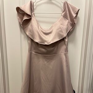 Light Pink Strapless Dress